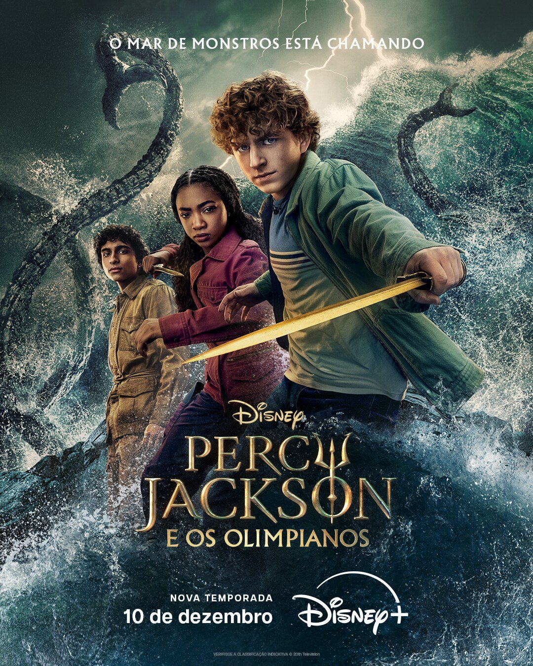 Official poster for Percy Jackson and the Olympians